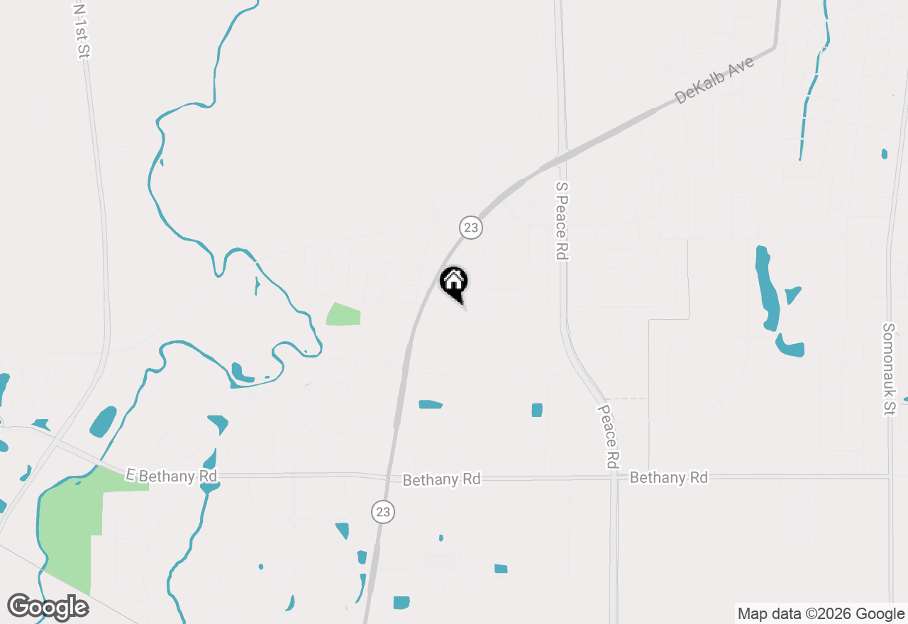 Map of 1846 Kerrybrook Court #1846, Sycamore, IL 60178