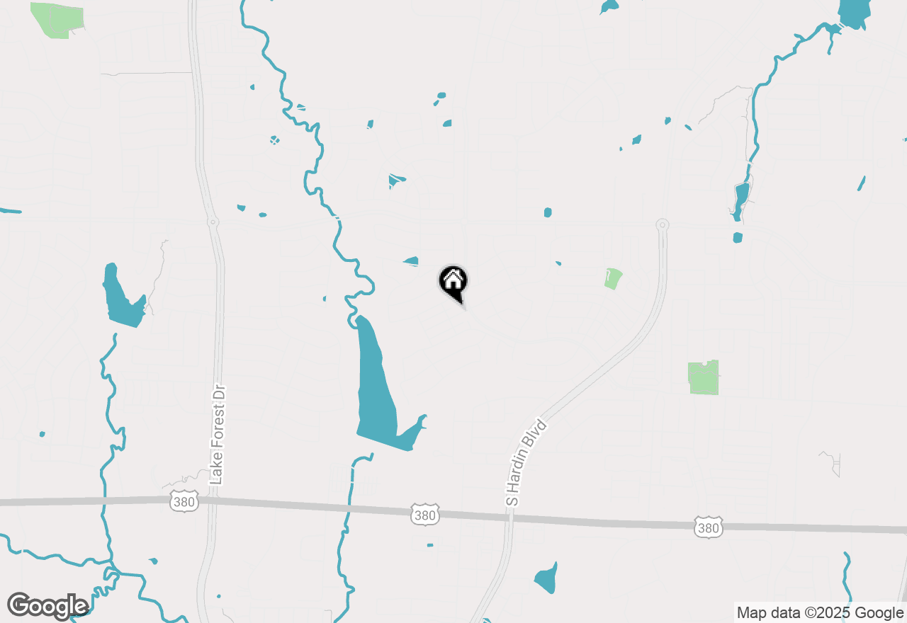 Map of 3812 Outpost Trail, Mckinney, TX 75071