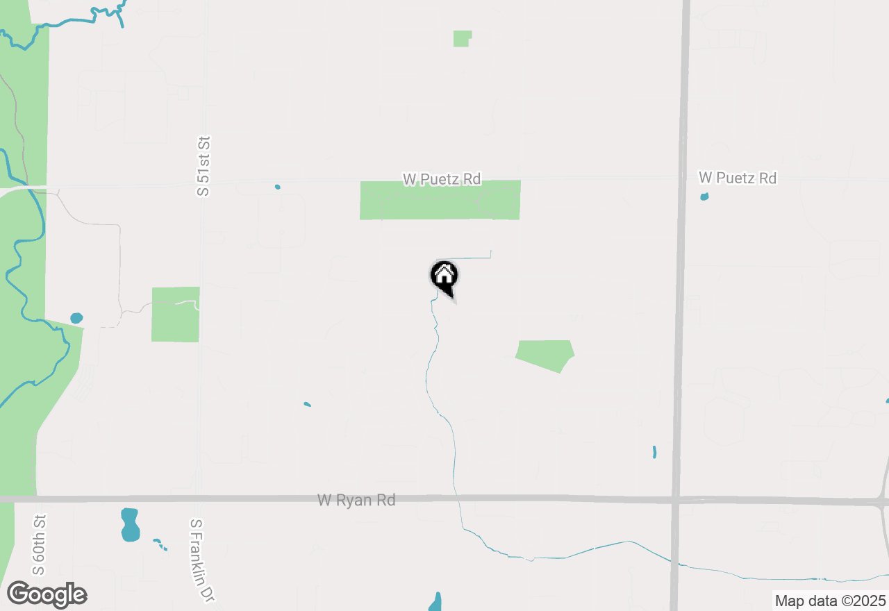 Map of 3830 W Southland Dr, Franklin, WI 53132