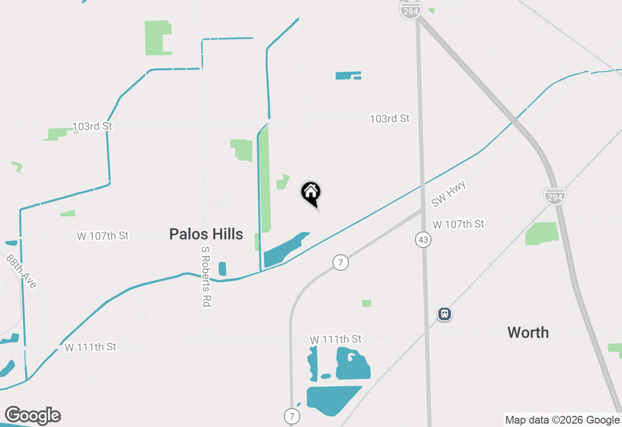 Map of 10631 S Lori Lane, Palos Hills, IL 60465