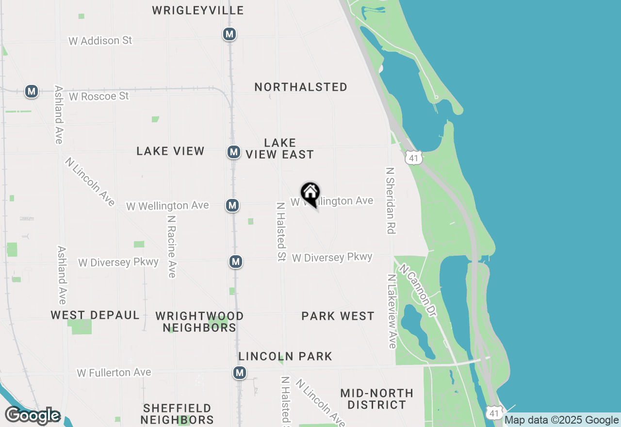 Map of 658 W Oakdale Avenue #2A, Chicago, IL 60657