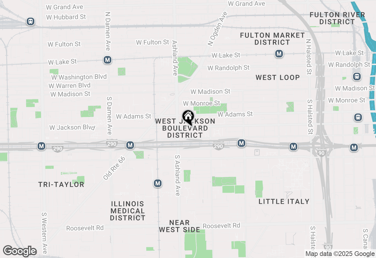 Map of 1515 W Jackson Boulevard, Chicago, IL 60607