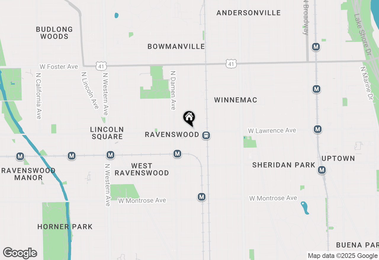 Map of 1900 W Lawrence Avenue #202, Chicago, IL 60640