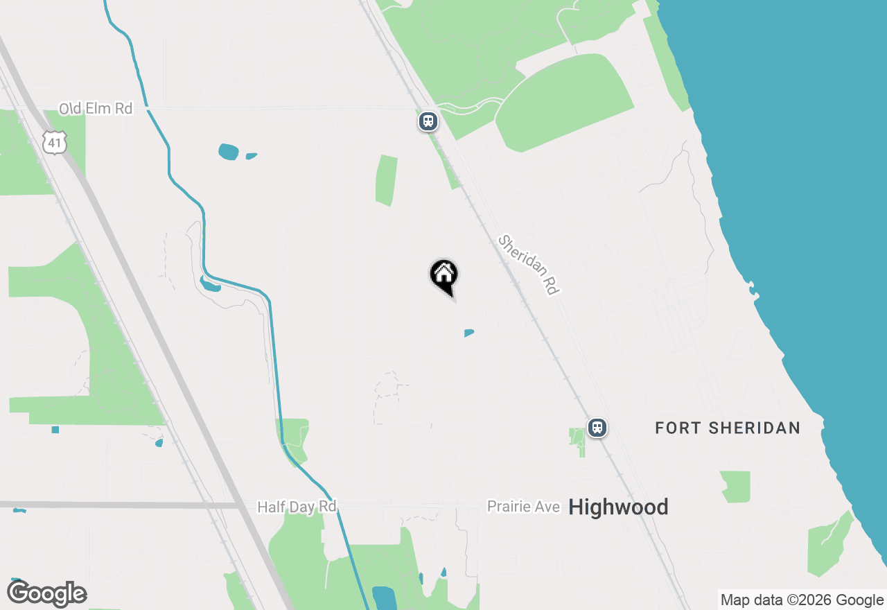 Map of 3120 Warbler Place, Highland Park, IL 60035