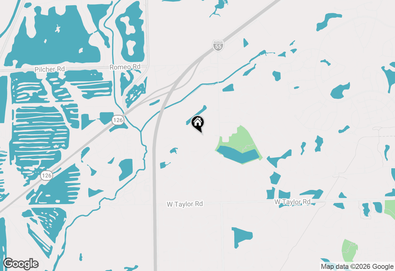 Map of 22115 W Pasadena Drive, Plainfield, IL 60544