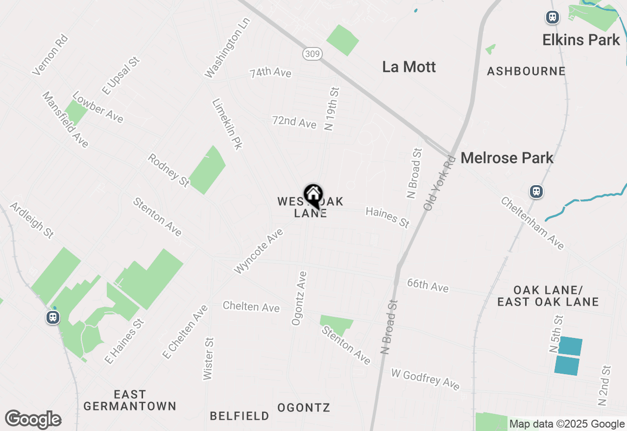 Map of 6813 Ogontz Avenue, Philadelphia, PA 19138