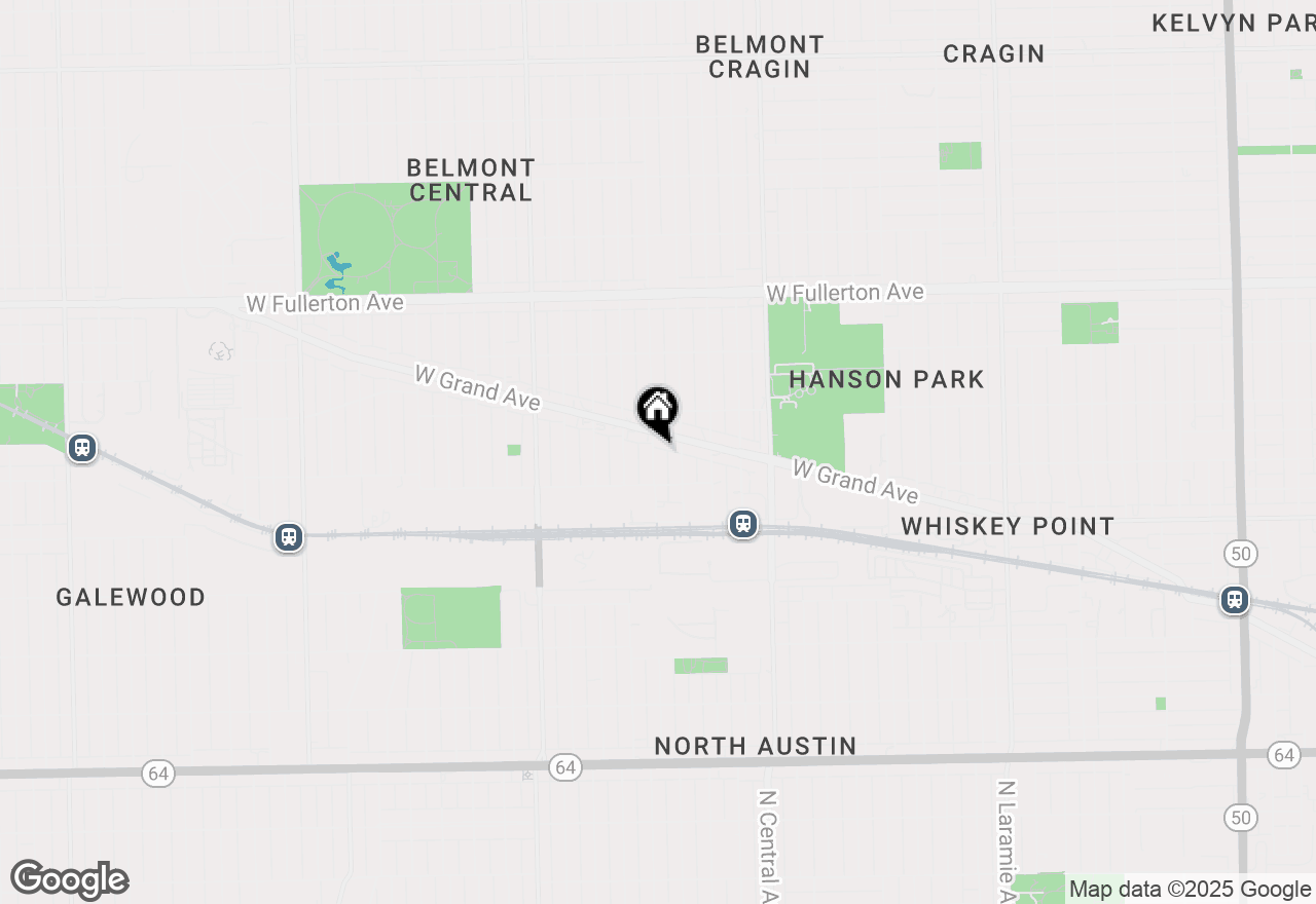 Map of 2135 N Menard Avenue #3, Chicago, IL 60639