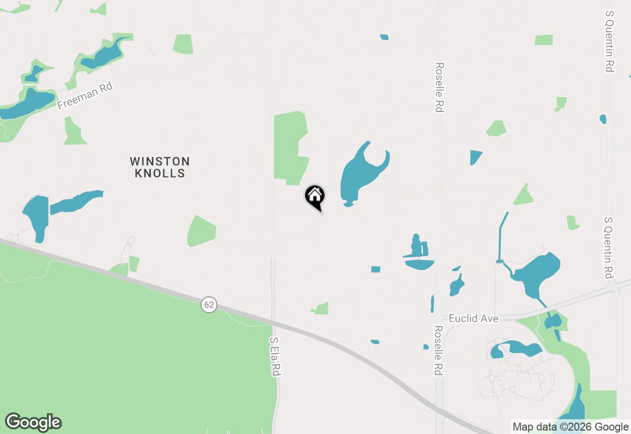 Map of 689 Thompsons Way, Inverness, IL 60067