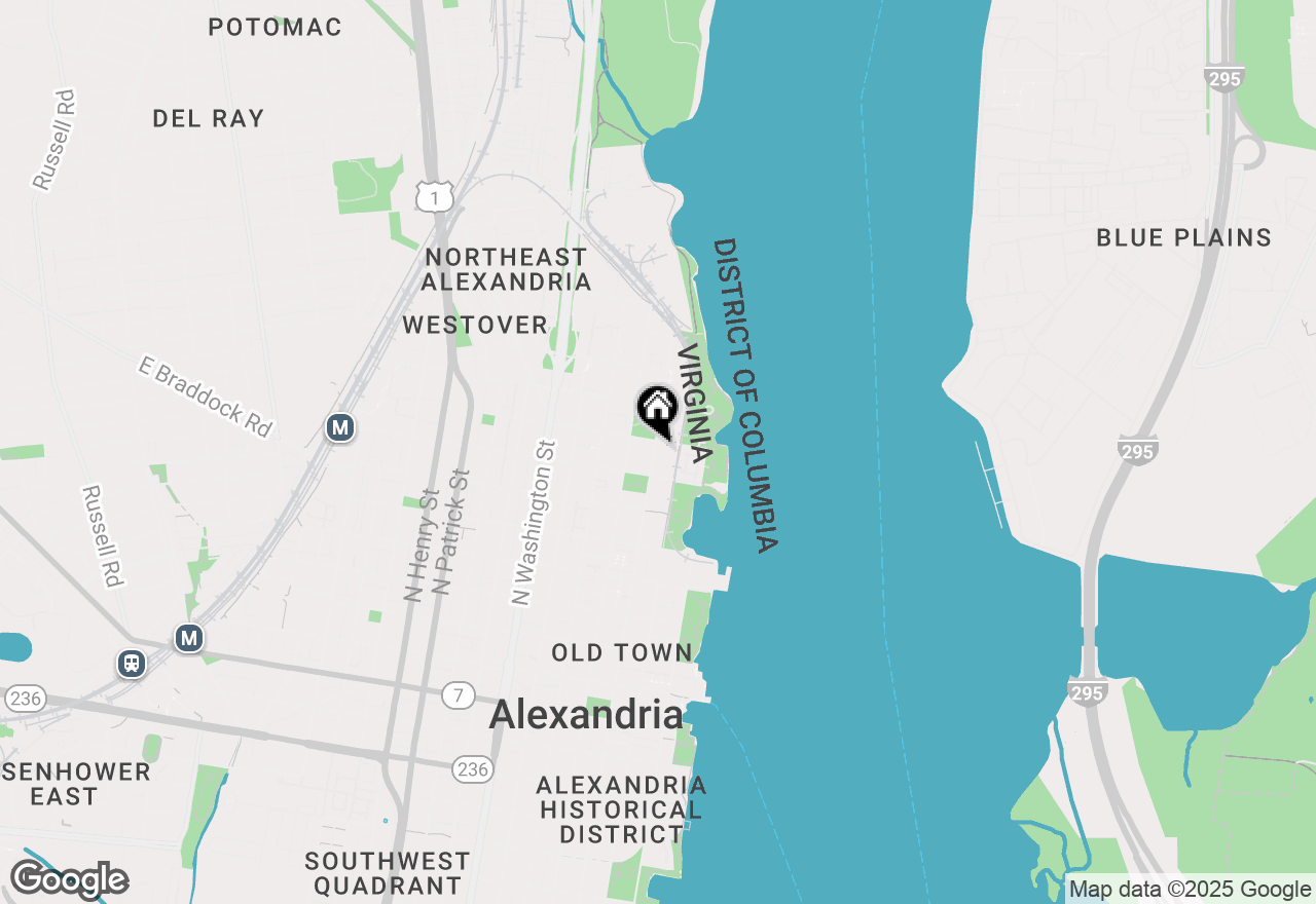 Map of 801 N Fairfax Street #320, Alexandria, VA 22314