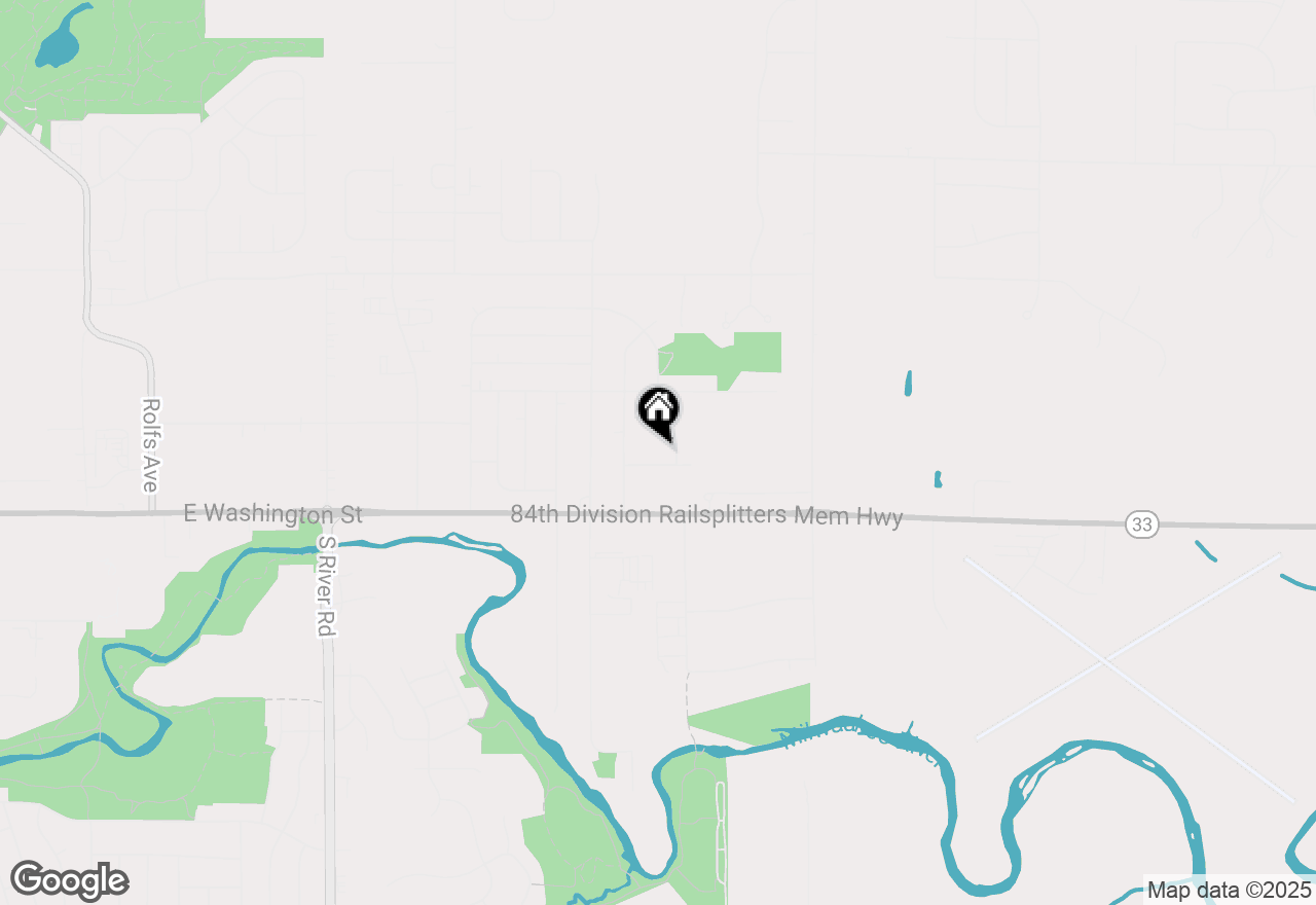 Map of 2350 E Sandy Acre Rd, West Bend, WI 53090
