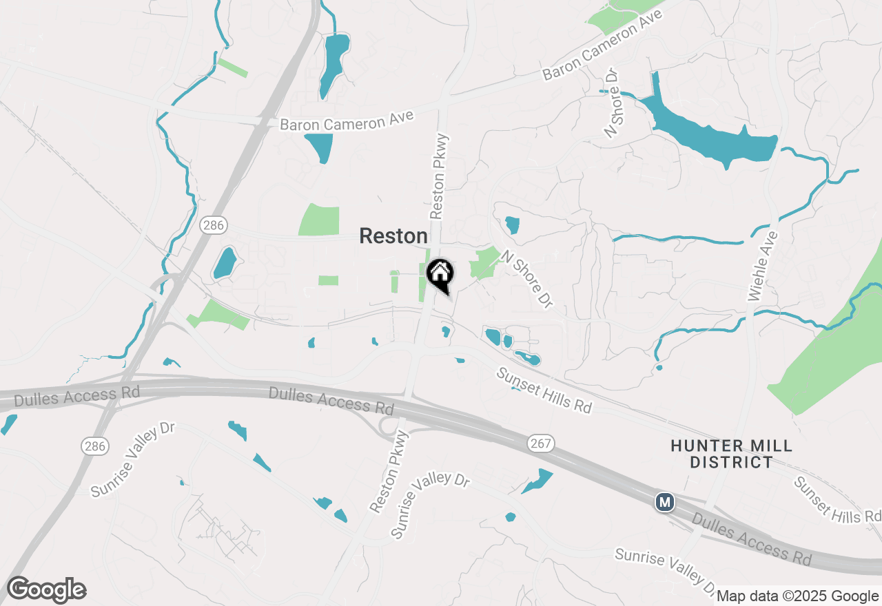 Map of 1860 Stratford Park Place #212, Reston, VA 20190