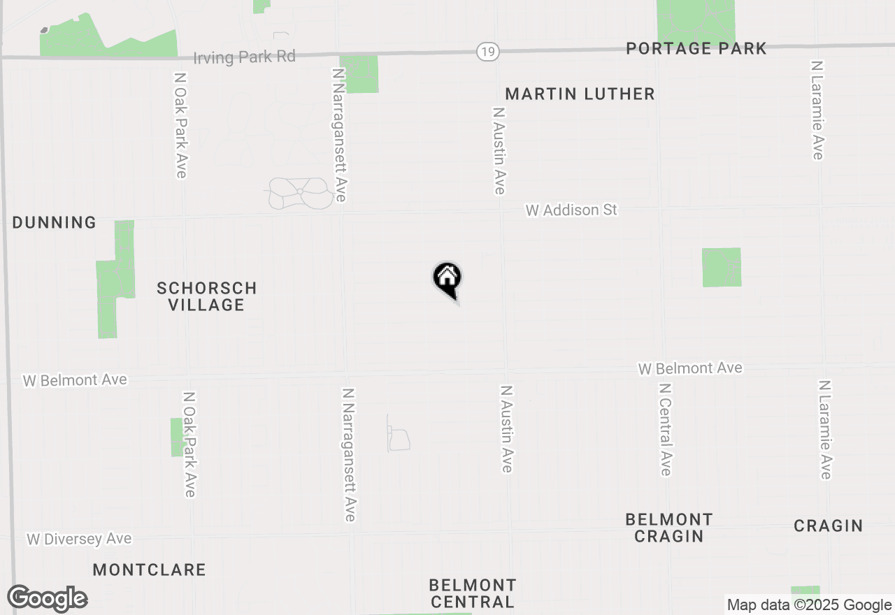 Map of 6122 W Henderson Street, Chicago, IL 60634