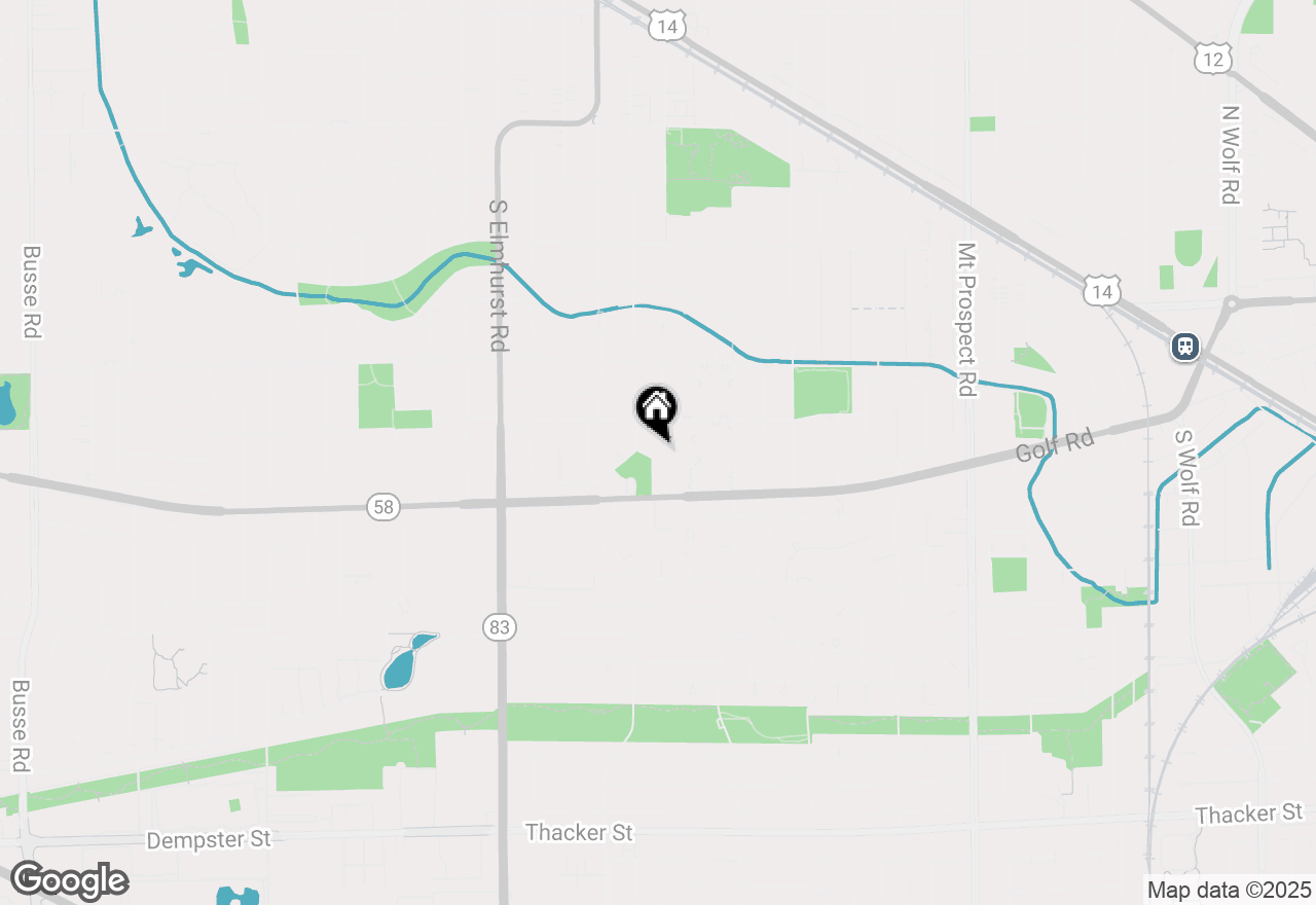 Map of 908 S Maple Street, Mount Prospect, IL 60056