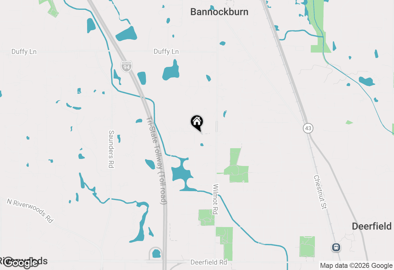 Map of 1447 Carol Lane, Deerfield, IL 60015