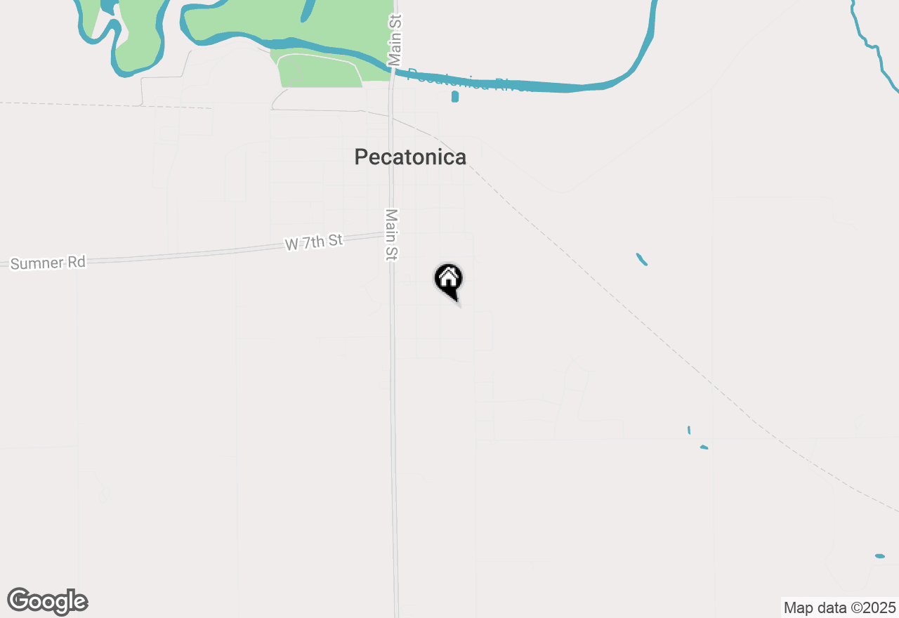 Map of 311 E 10th Street, Pecatonica, IL 61063