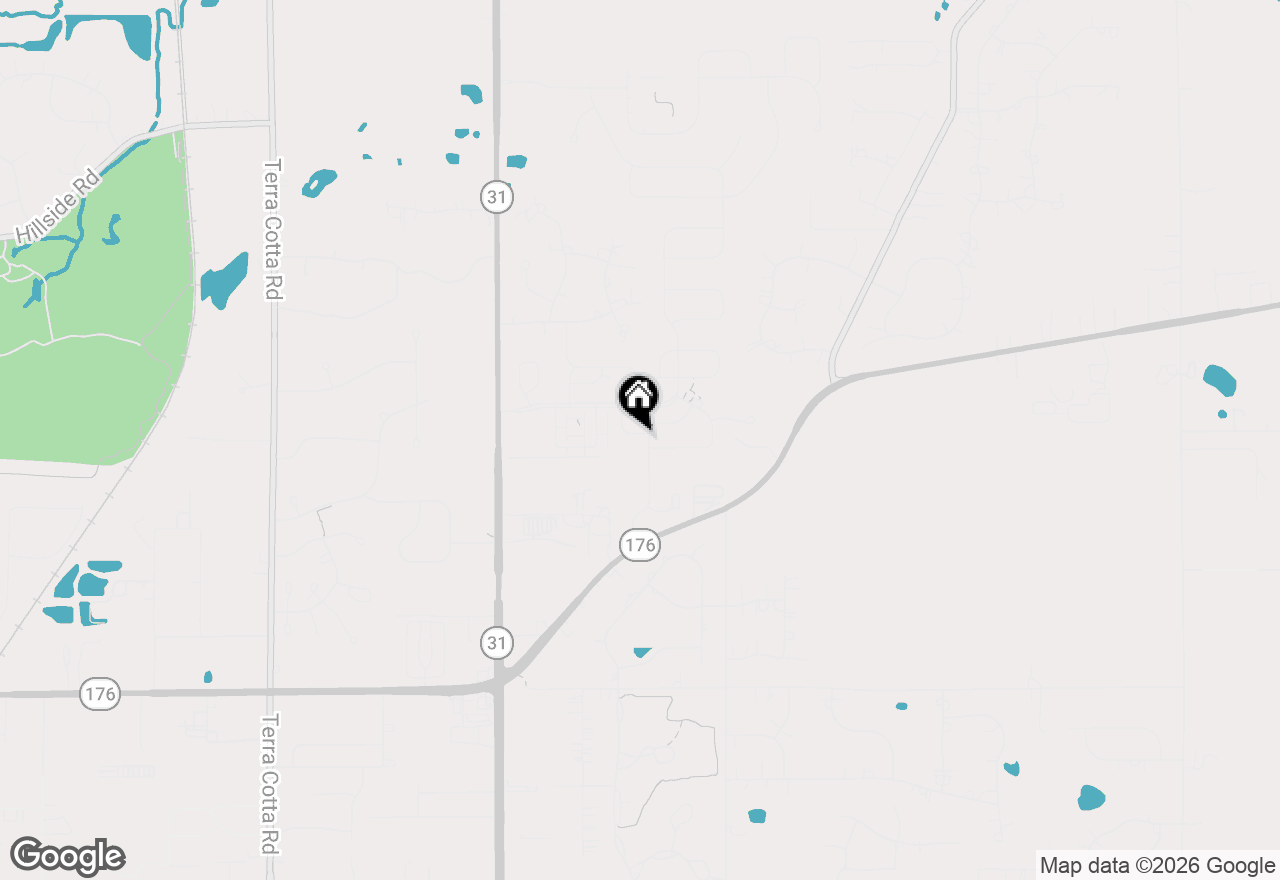 Map of 1058 Honey Locust Drive, Crystal Lake, IL 60012