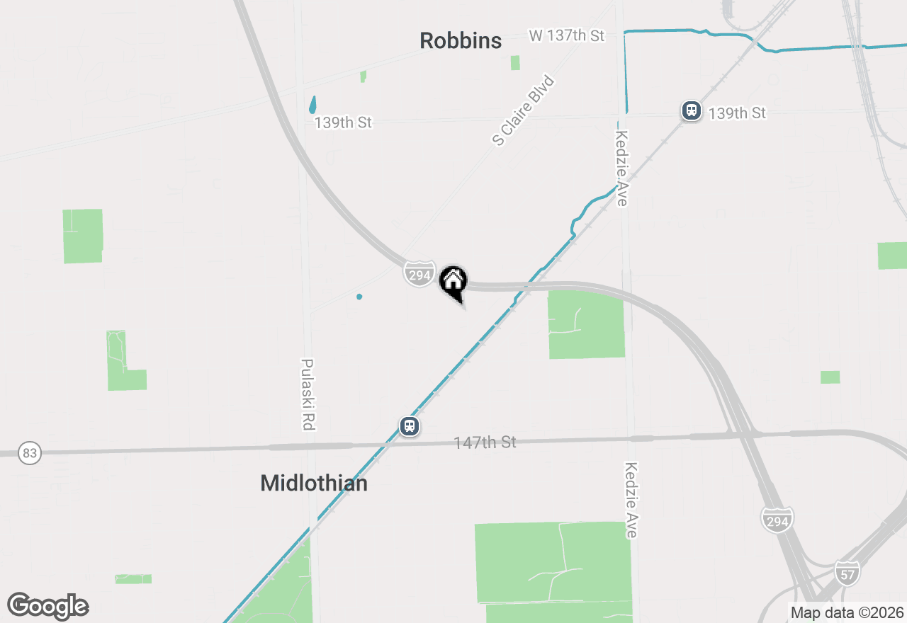 Map of 14345 Millard Avenue, Midlothian, IL 60445