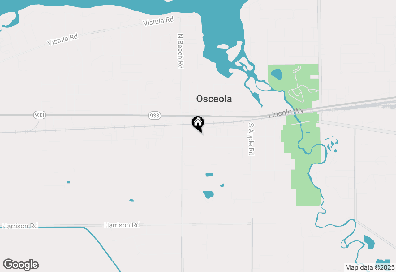Map of 703 W Superior Street, Osceola, IN 46561