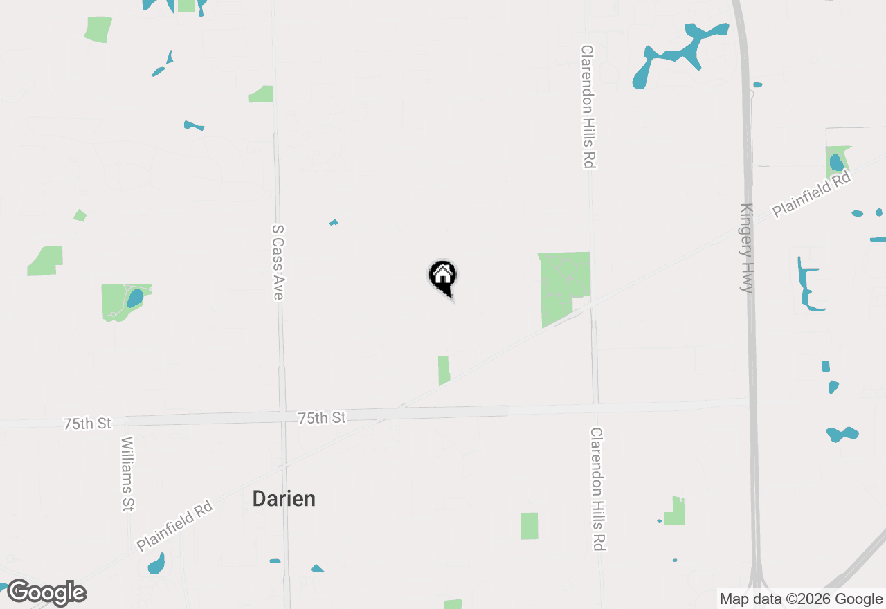 Map of 7216 Leonard Drive, Darien, IL 60561