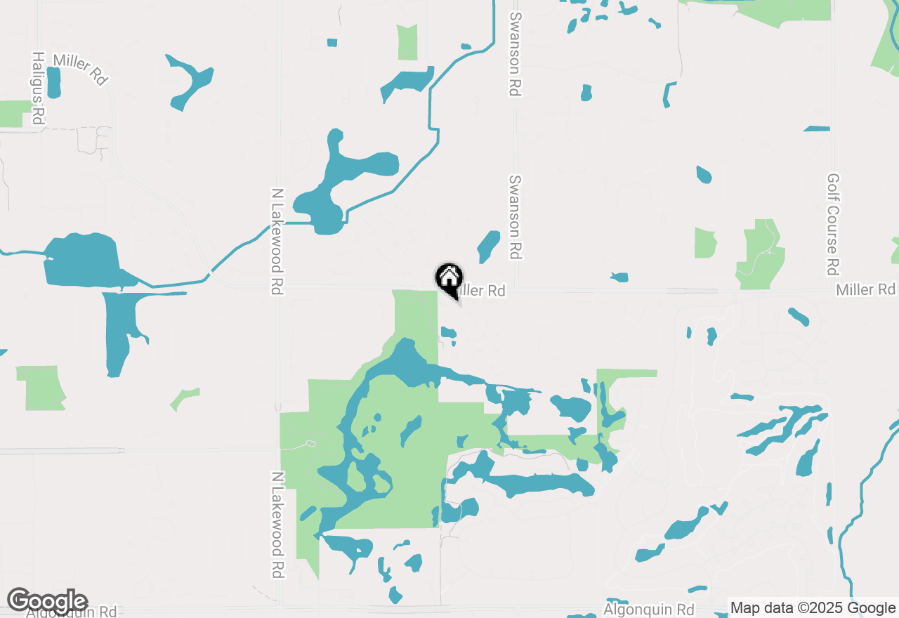 Map of 9103 Miller Road #1, Lake In The Hills, IL 60156