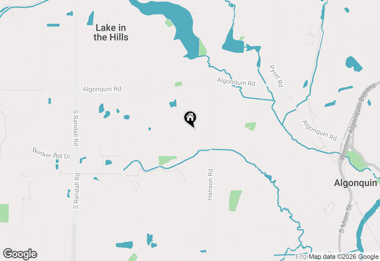 Map of 311 Briarwood Lane, Algonquin, IL 60102