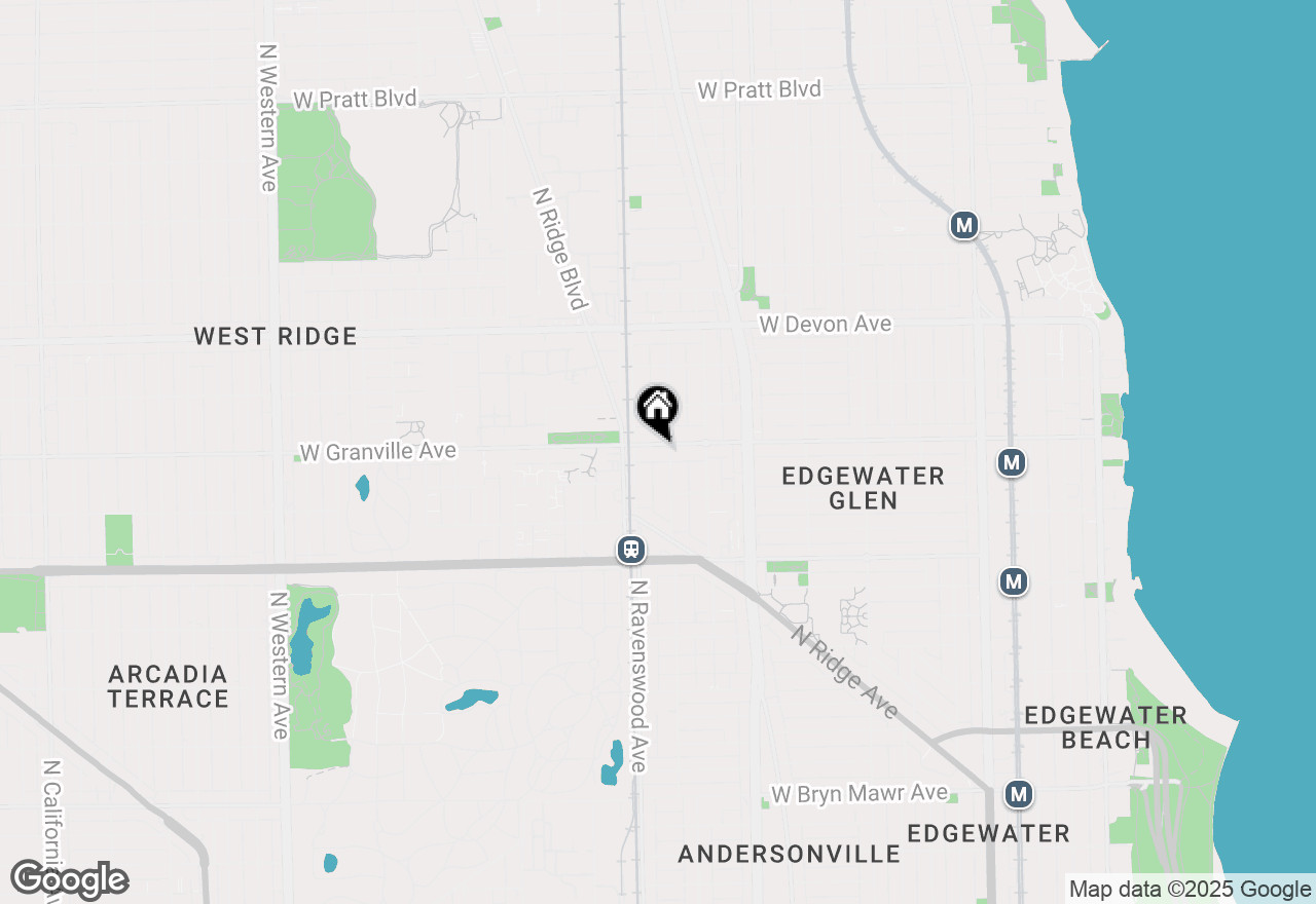 Map of 1751 W Granville Avenue #1, Chicago, IL 60660