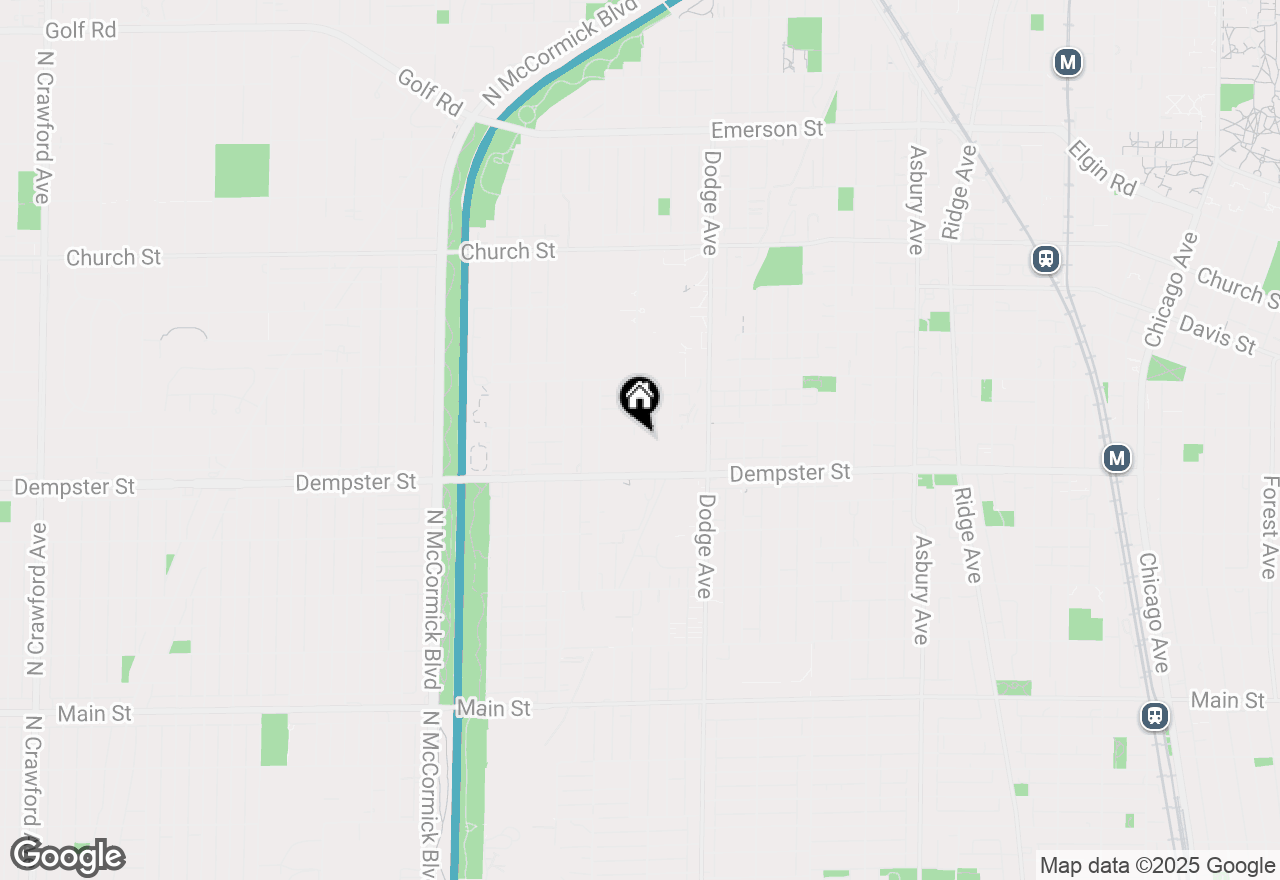Map of 2030 Greenwood Street #304, Evanston, IL 60201