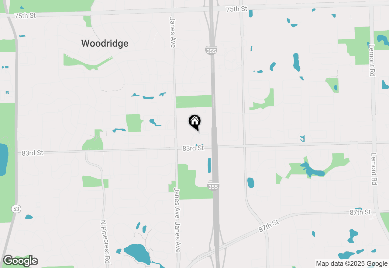 Map of 2212 Wharf Drive #2102, Woodridge, IL 60517