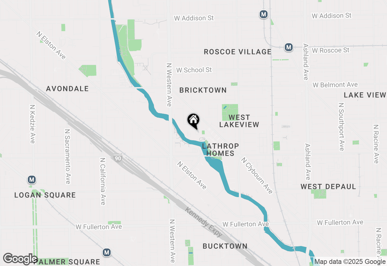 Map of 2235 W Oakdale Avenue #18-B, Chicago, IL 60618