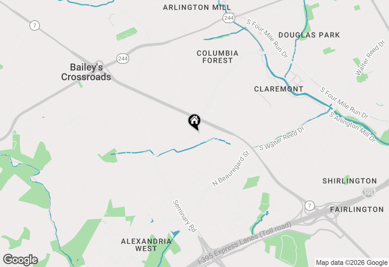 Map of 3705 South George Mason Drive #416S, Falls Church, VA 22041