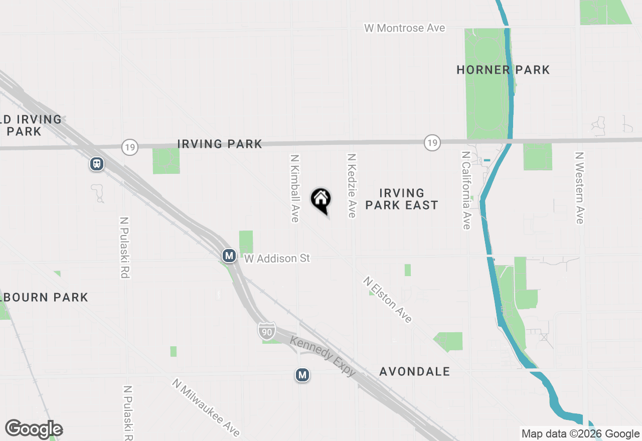 Map of 3716 N Spaulding Avenue, Chicago, IL 60618