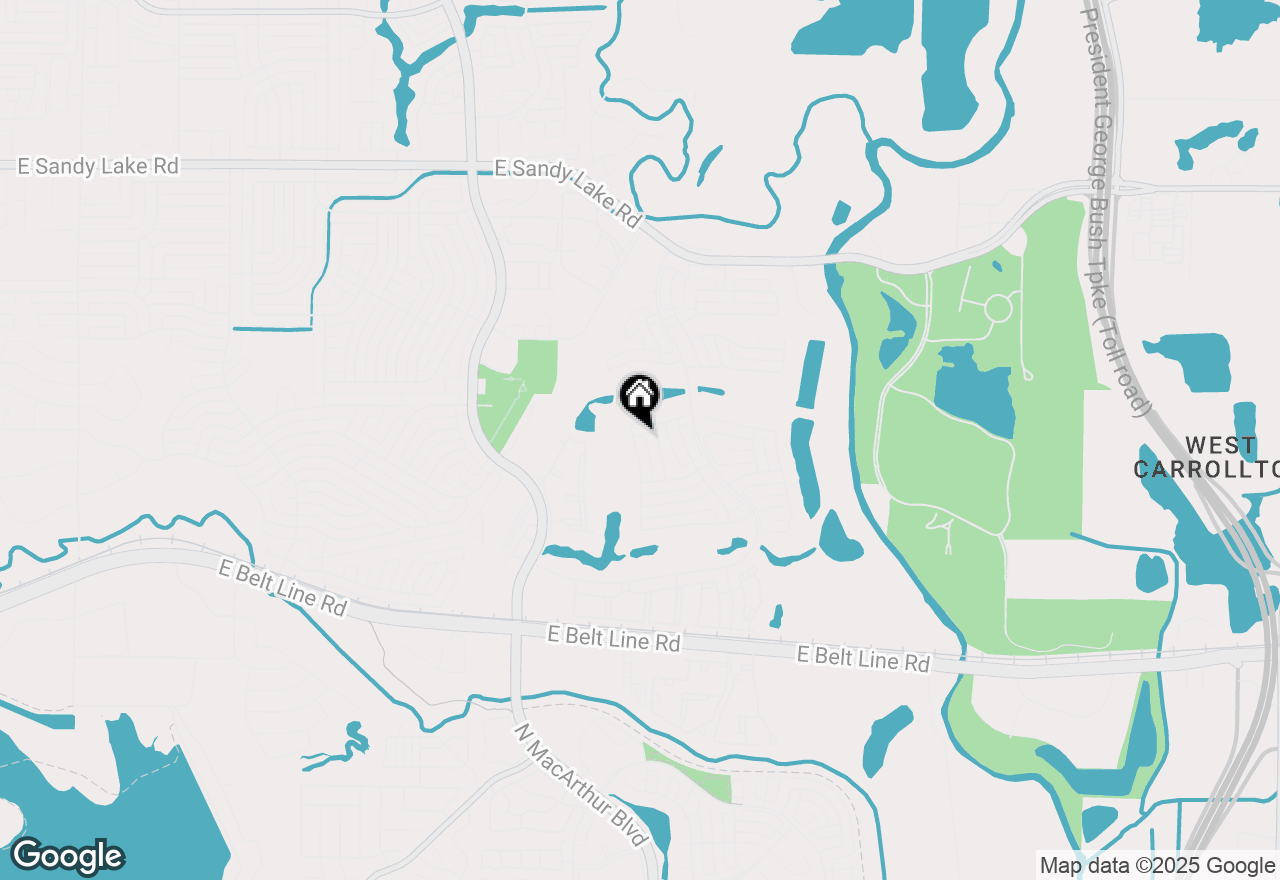 Map of 412 Beacon Hill Drive, Coppell, TX 75019