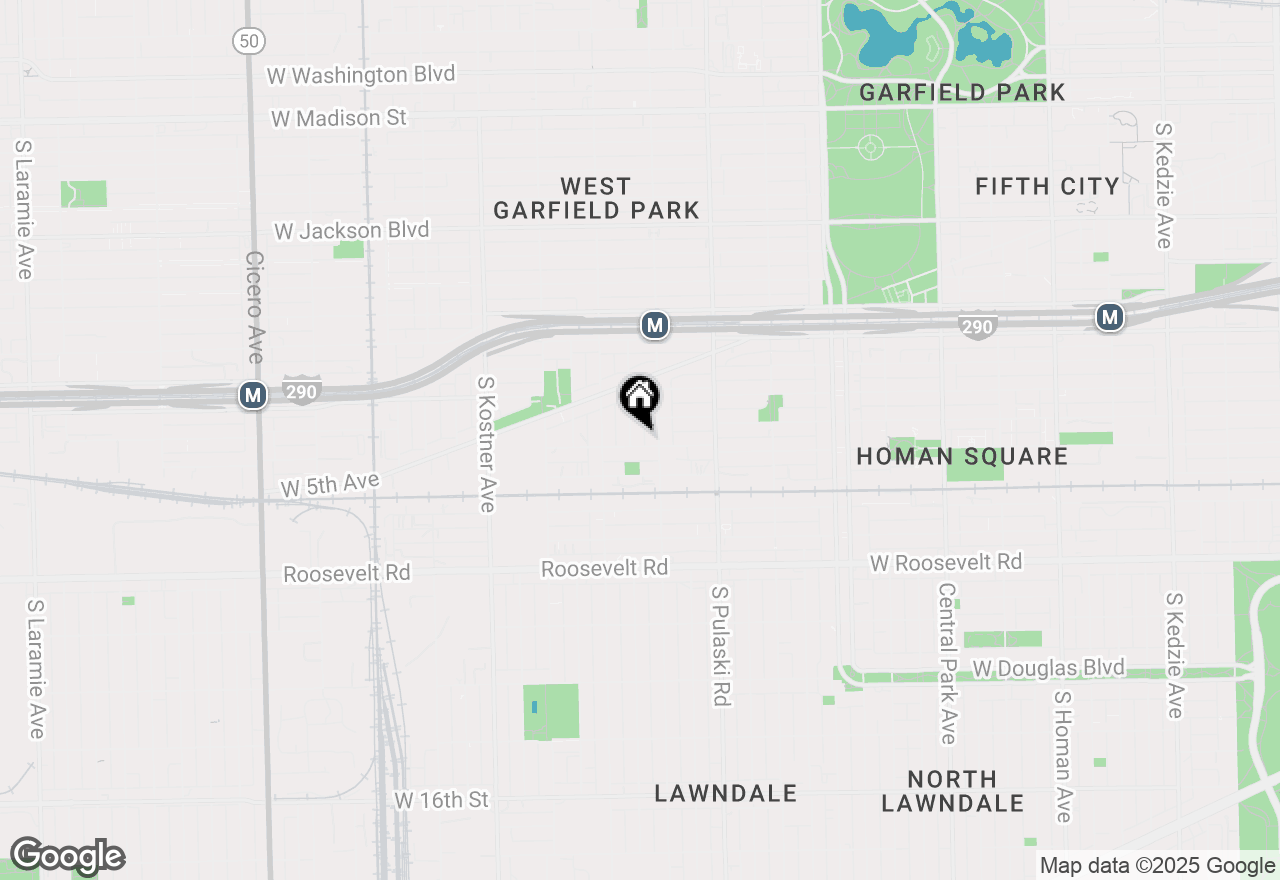 Map of 4116 W Arthington Street, Chicago, IL 60624