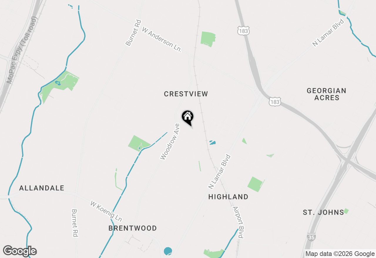 Map of 1301 Madison Ave, Austin, TX 78757