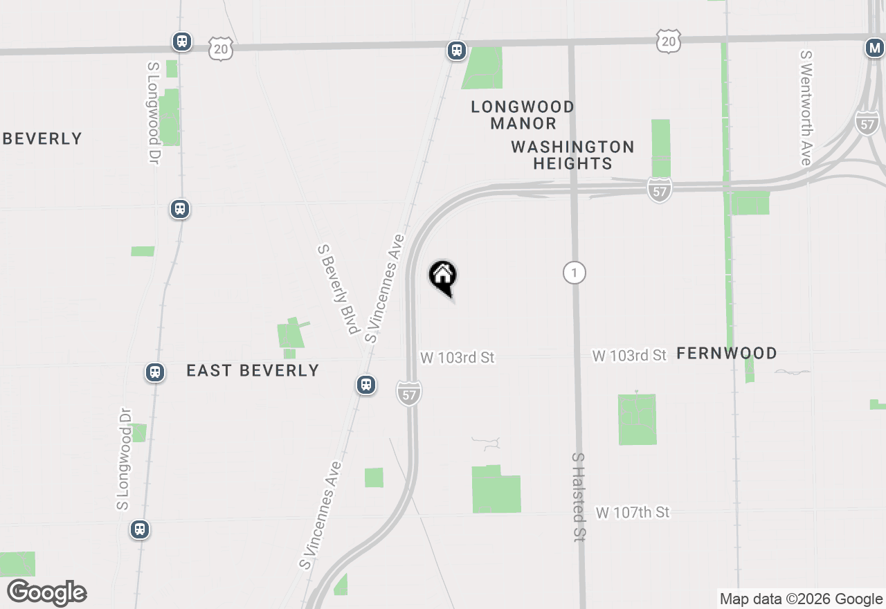 Map of 10139 S May Street, Chicago, IL 60643