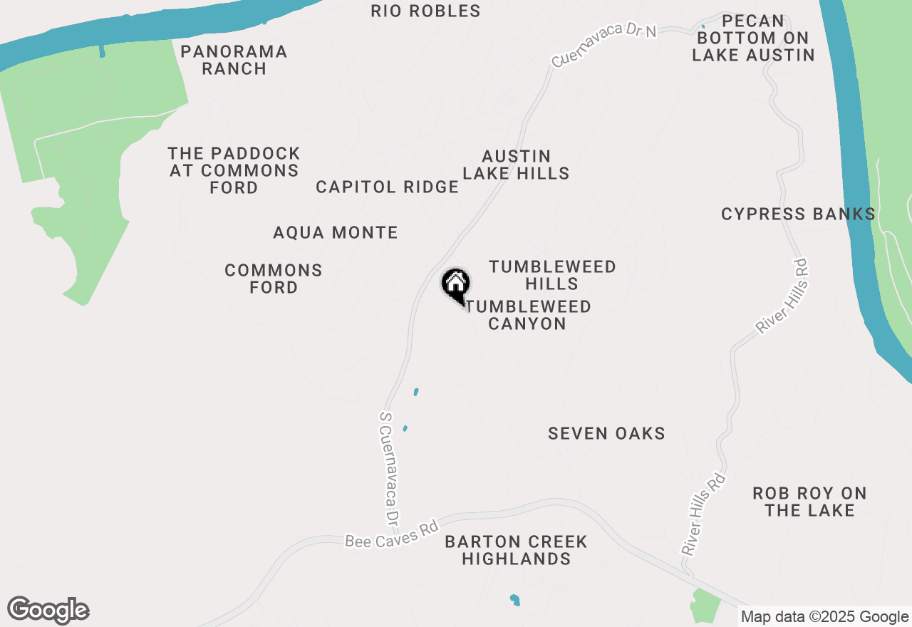 Map of 307 N Cuernavaca Dr #E, Austin, TX 78733