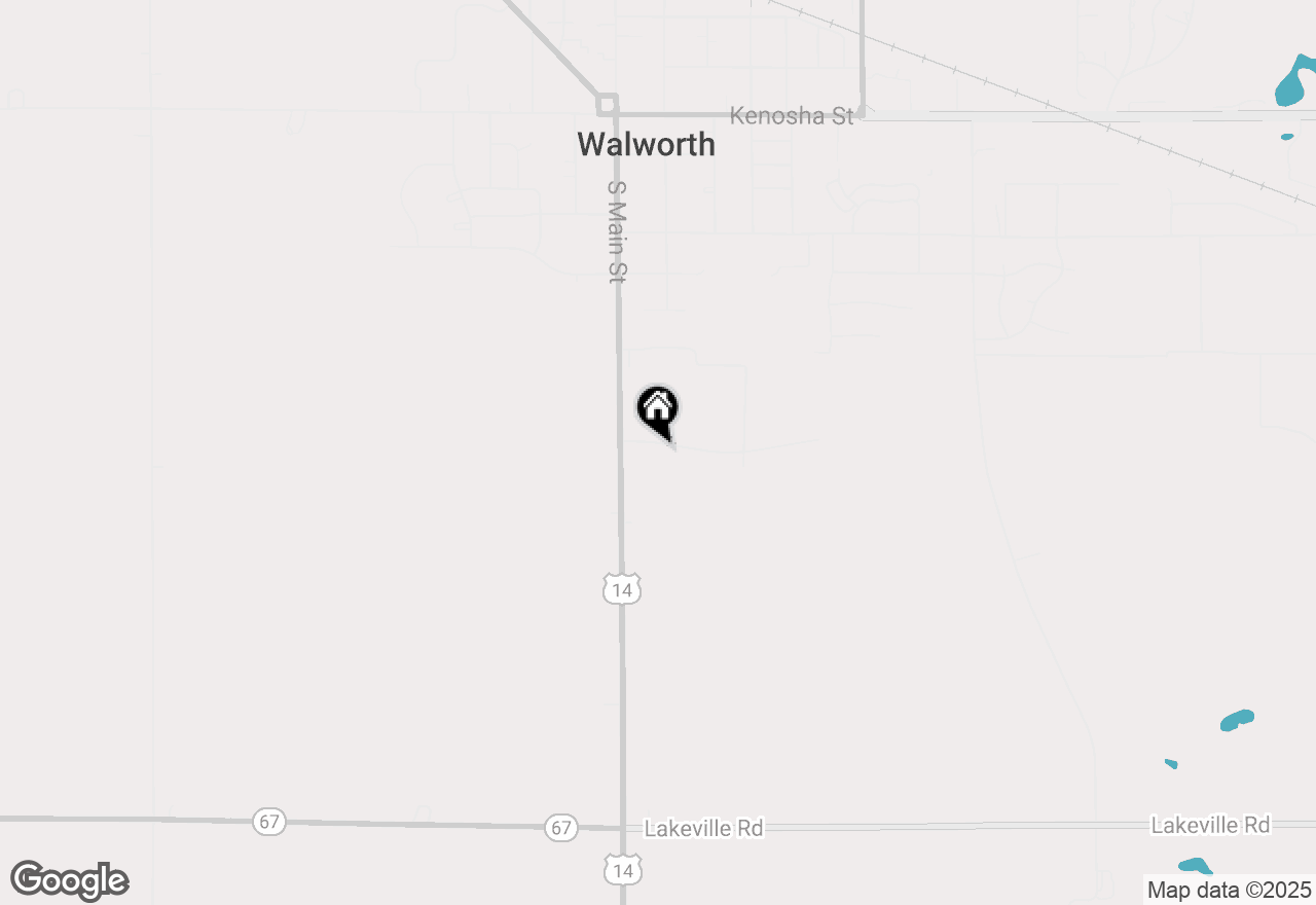 Map of 107 Prairie Dr, Walworth, WI 53184