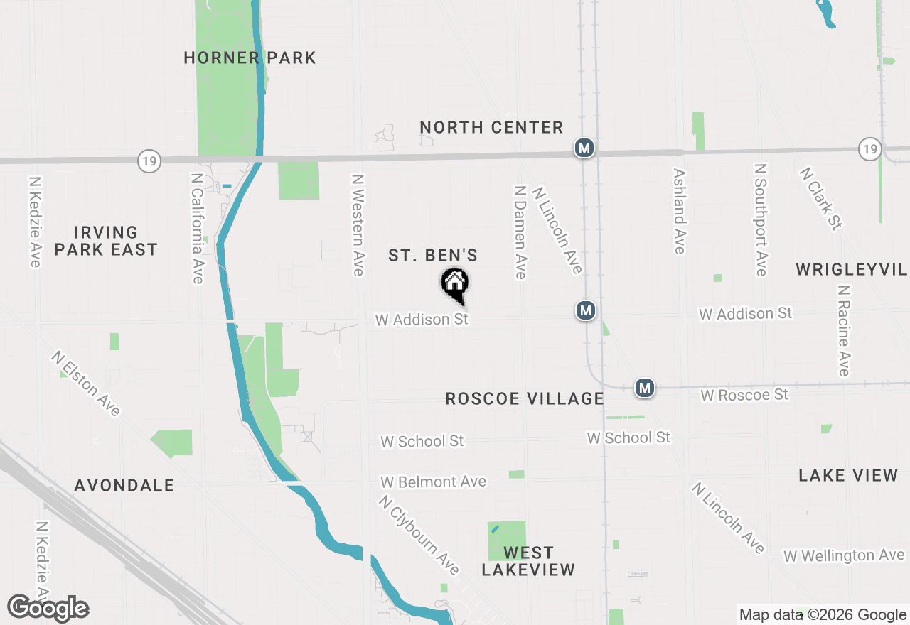 Map of 2140 W Addison Street #1D, Chicago, IL 60618