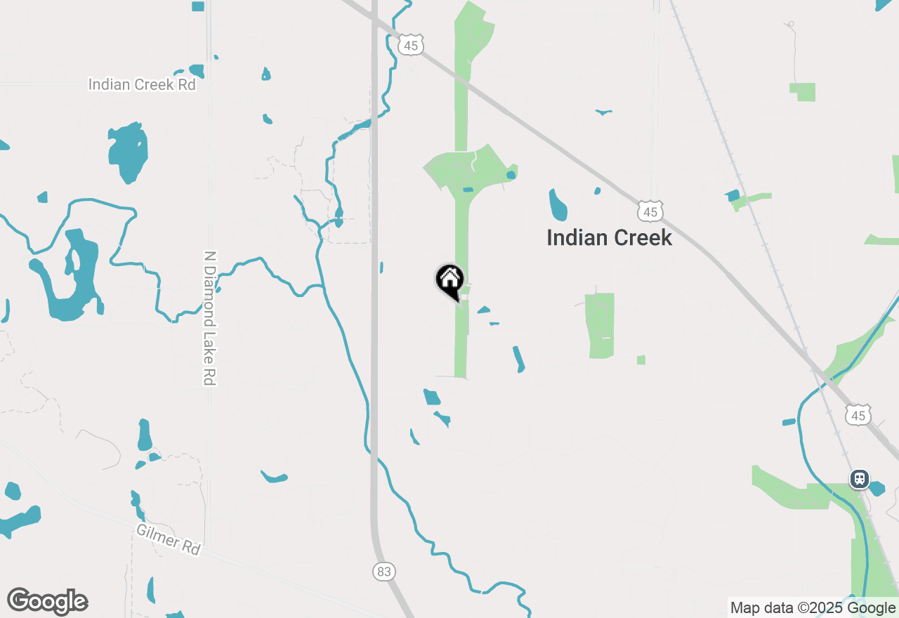 Map of 109 Thorne Grove Drive, Vernon Hills, IL 60061