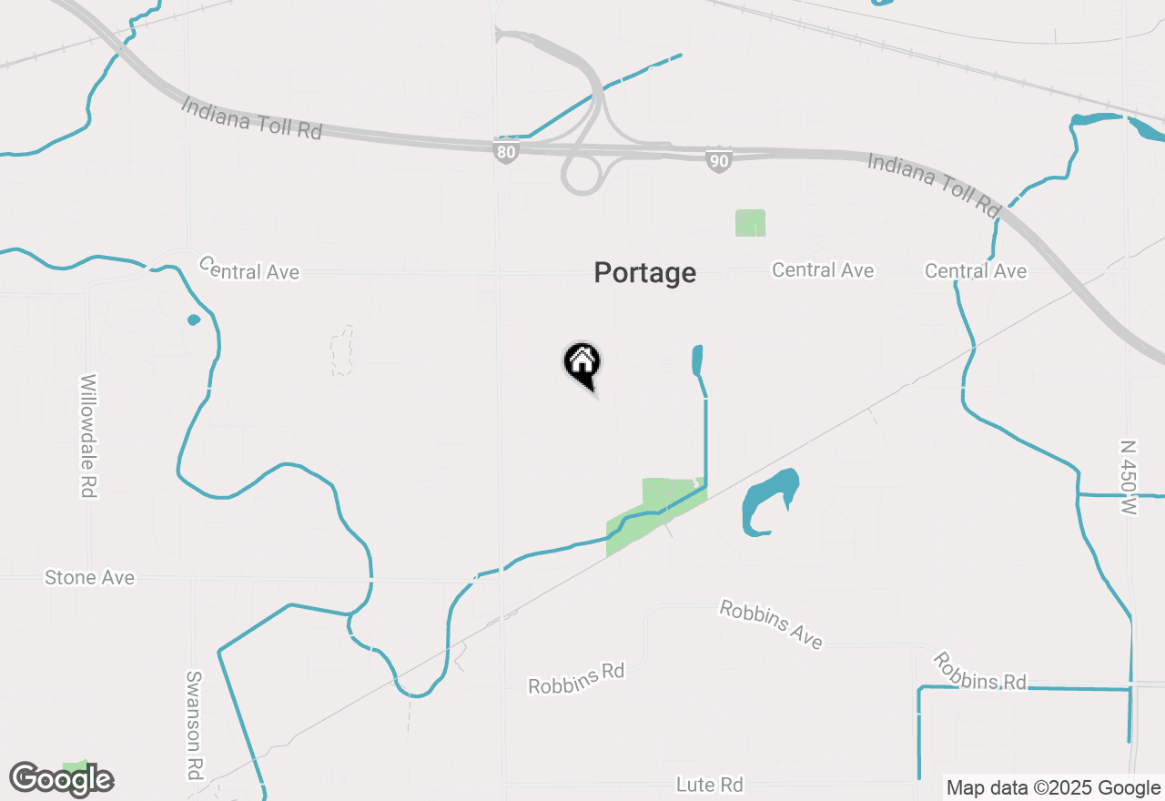 Map of 2782 Eleanor Street, Portage, IN 46368