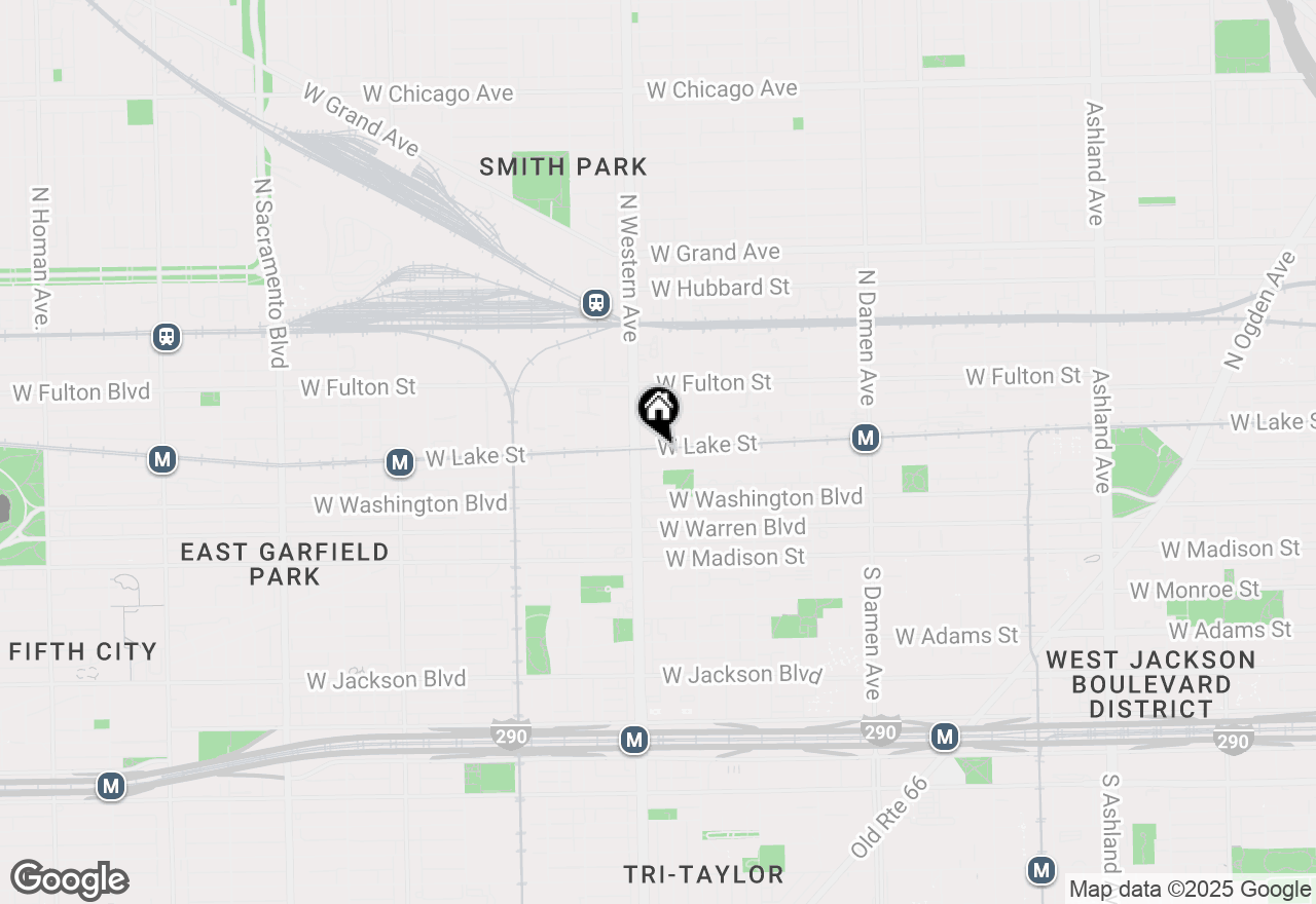 Map of 2337 W Lake Street #2W, Chicago, IL 60612