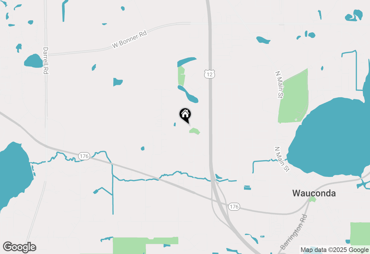 Map of 470 Oakwood Road, Wauconda, IL 60084