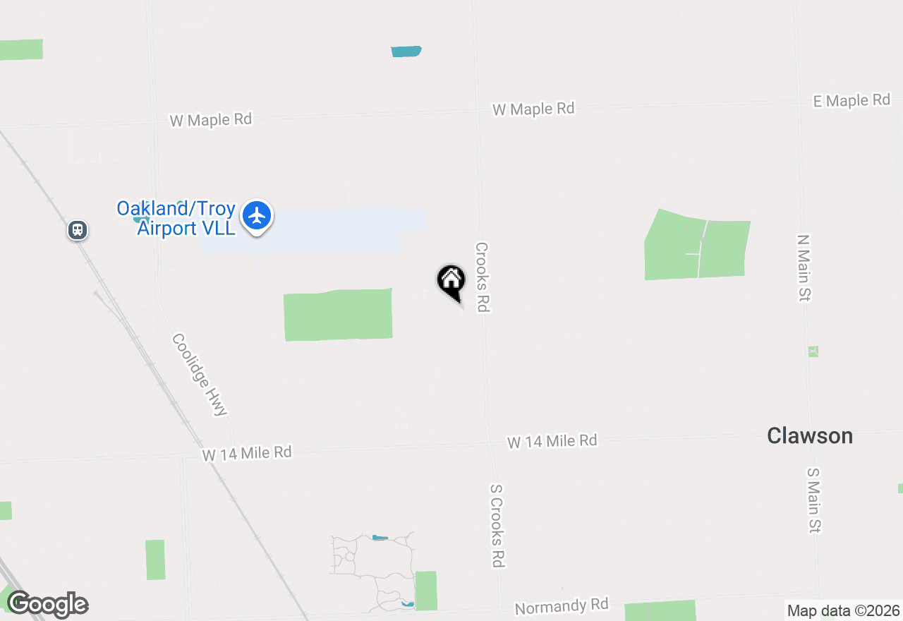 Map of 4905 Coventry Street, Royal Oak, MI 48073