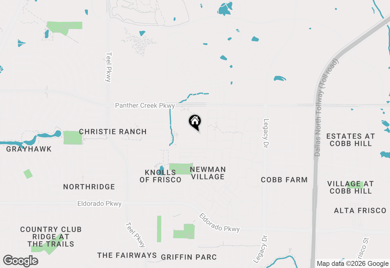 Map of 3691 Spruce Hills Street, Frisco, TX 75033