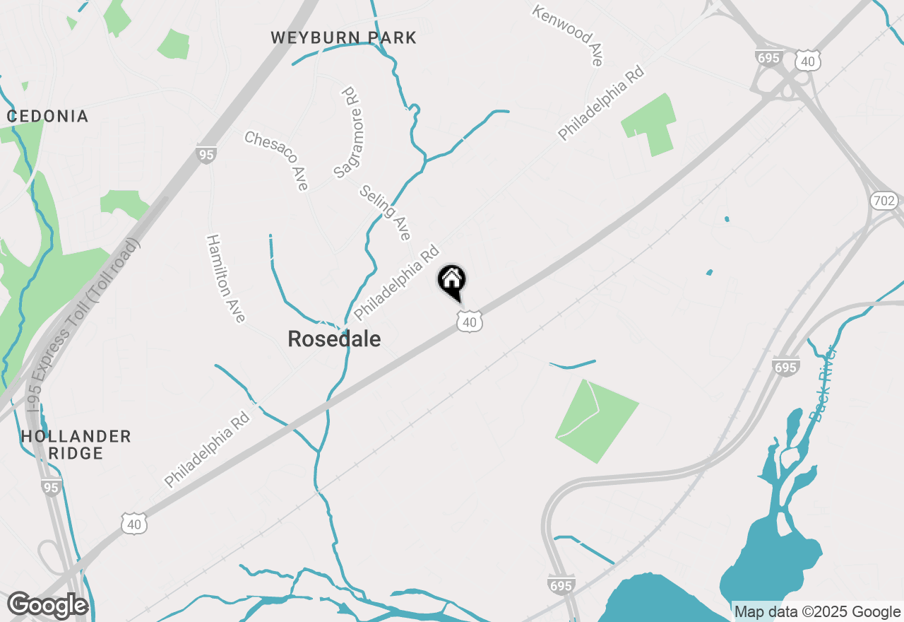 Map of 1202 Krueger Avenue, Baltimore, MD 21237