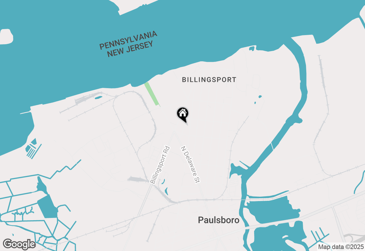 Map of 428 Sheridan Avenue, Paulsboro, NJ 08066