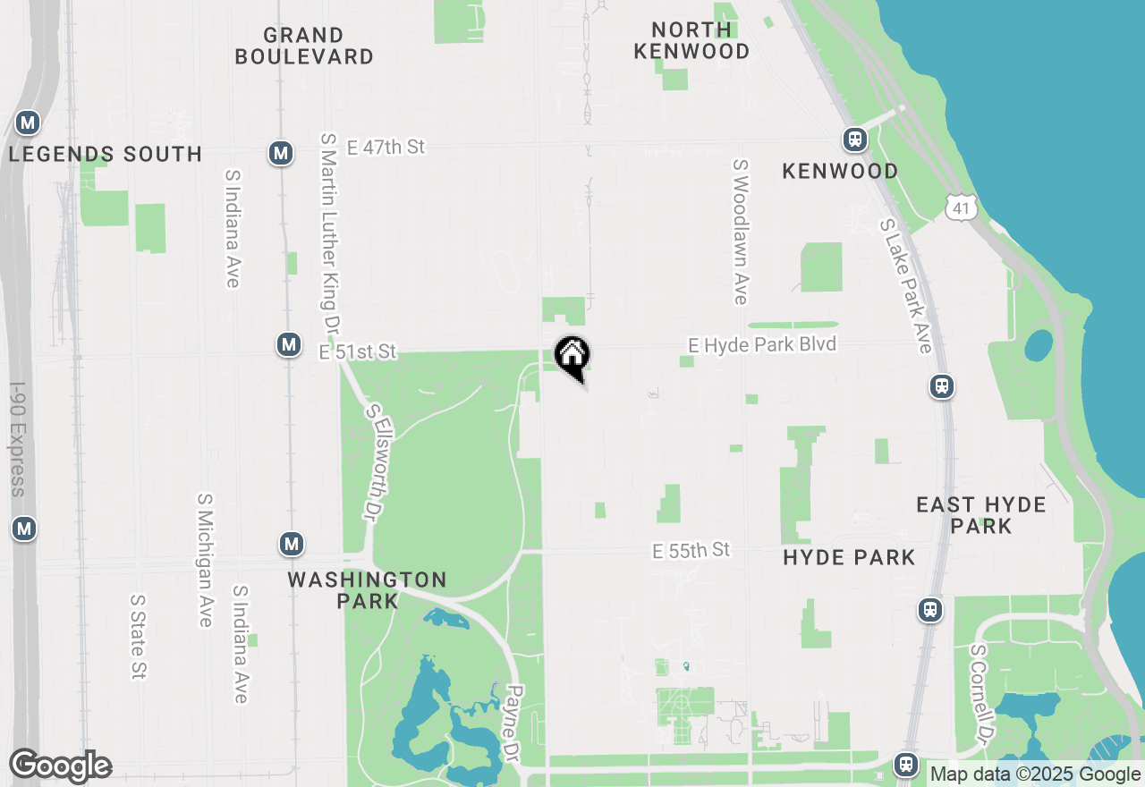 Map of 836 E 52nd Street, Chicago, IL 60615