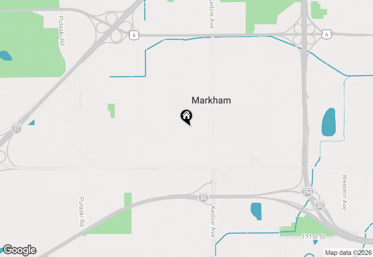 Map of (Address confidential), Markham, Illinois 60428