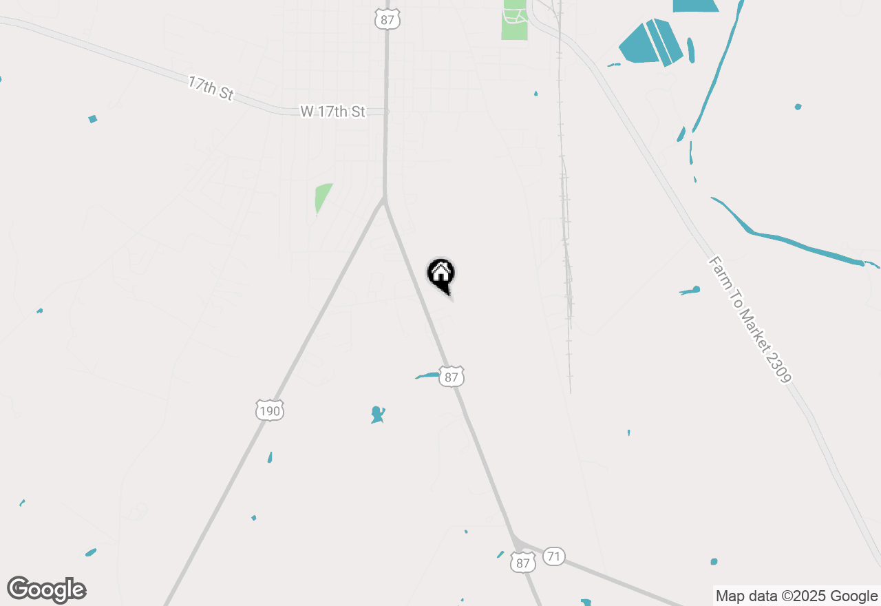 Map of 2215 S Bridge, Brady, TX 76825