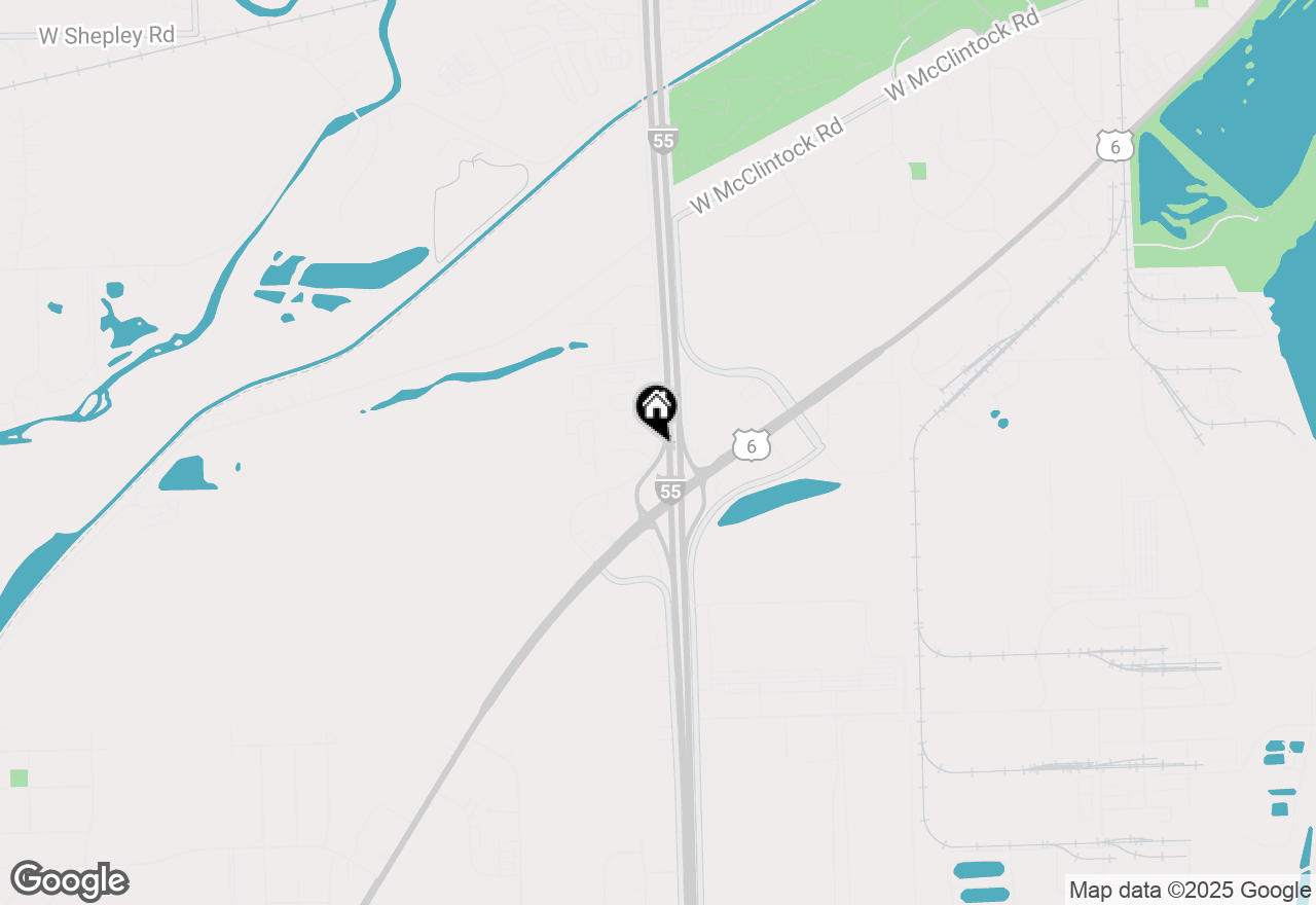 Map of 23157 S Frontage Road, Channahon, IL 60410